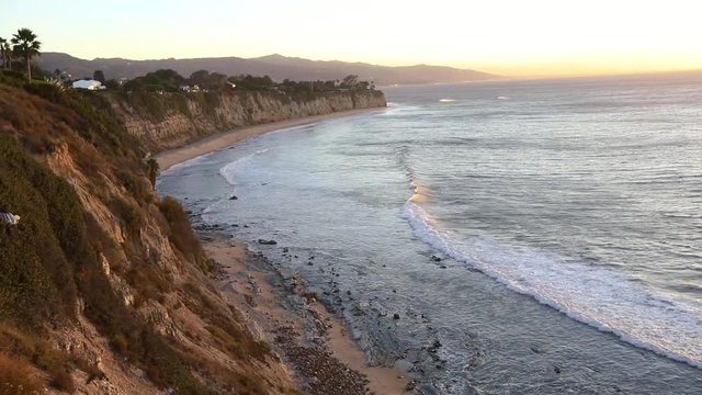 Sunrise over Point Dume in Malibu
