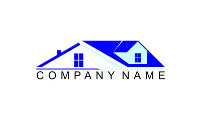 Blue roof logo
