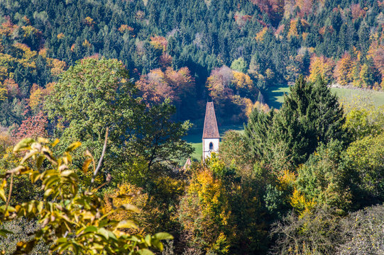 Idyllic view of non-urban landscapein Styria, on a day in autumn, Austria