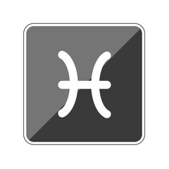 Obraz premium Fisch - Tierkreis - Reflektierender App Button