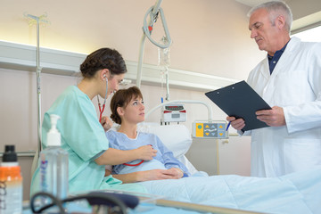 assisting a patient