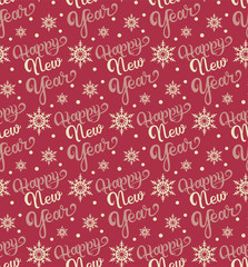 Happy New year background in vintage style background vector illustration