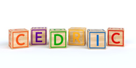 bunte W&uuml;rfel Name - Cedric