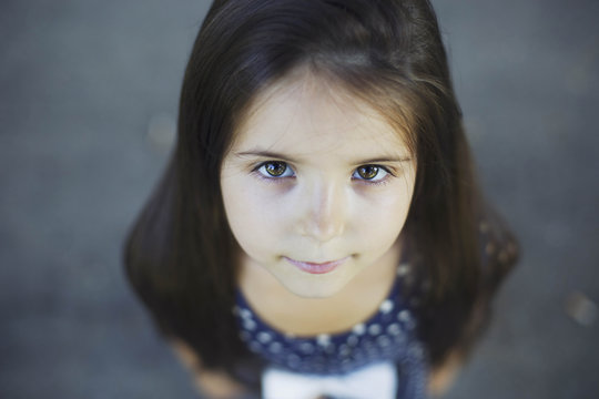 Portrait of an adorable little girl