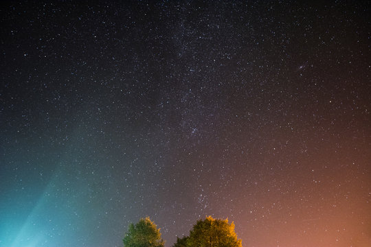 Night sky full of stars