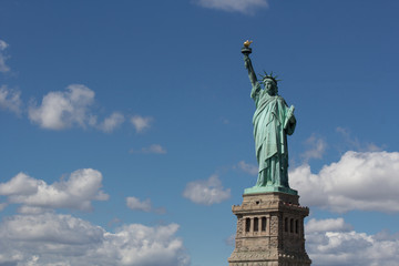 Statue of Liberty (Liberty Enlightening the World), USA freedom and democracy symbol in full size...