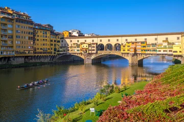 Acrylic prints Ponte Vecchio Ponte Vecchio over the Arno River in Florence