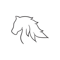 horse head vector illustration