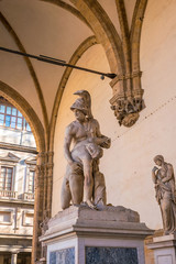 Sculpture at Piazza della Signoria in Florence