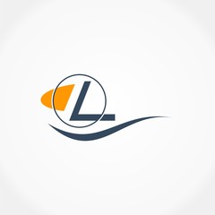 letter DL business logo
