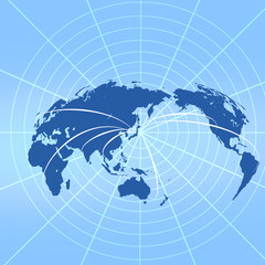 ビジネス背景　グローバル　日本地図　世界地図
