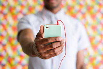 Portait of Mobile Phone User