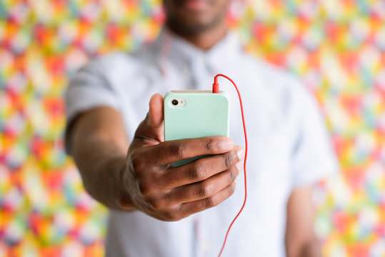 Portait of Mobile Phone User