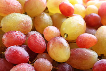 Fresh ripe grapes, closeup