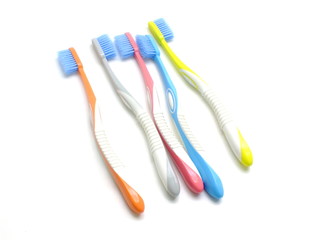 tooth brush isolated on white background;