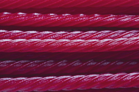 Red licorce candy