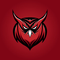 Owl Head Logo Design, Sport, Team