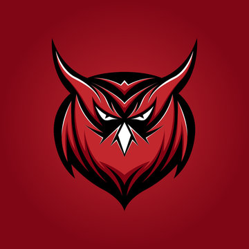 Owl Head Logo Design, Sport, Team