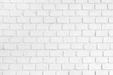 white ordered brick wall texture background.
