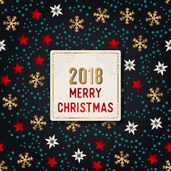 seamless retro gold texture Christmas patterns