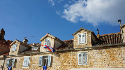 traditional houses on the island of hvar