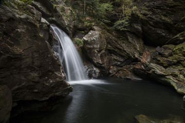 Waterfall in autumn