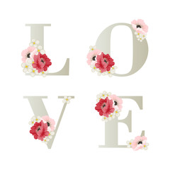 Beautiful floral design.Vector Illustration