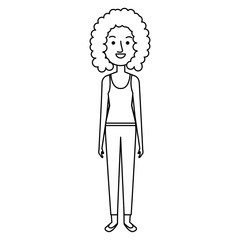 beautiful woman avatar character