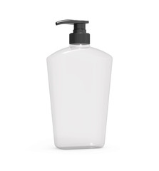 Pump dispenser bottle mockup