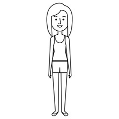 beautiful woman avatar character