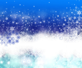 Merry Christmas: Blue background  with stars  :)
