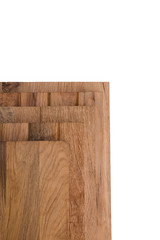 Wooden isolated background texture, compound tree of different pieces