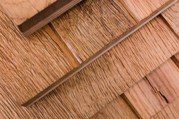 Wooden background and texture with different breeds