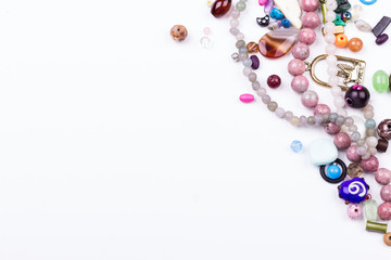 Stone and glass beads