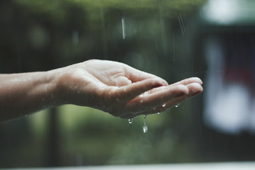 Raining