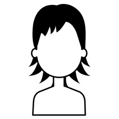beautiful woman shirtless avatar character