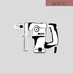a vector illustration of a puncher