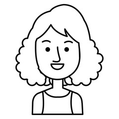 beautiful woman avatar character