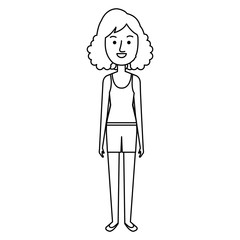 beautiful woman avatar character