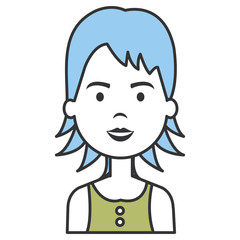 beautiful woman avatar character