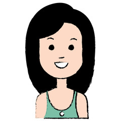 beautiful woman avatar character