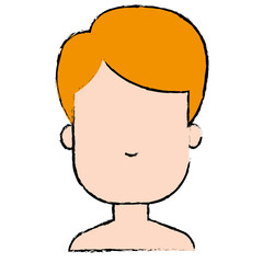 young man shirtless avatar character