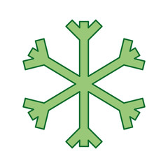 christmas snowflake snow decoration winter symbol