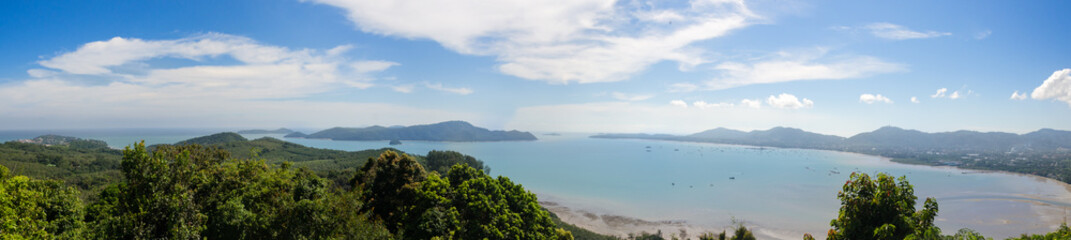 Fototapeta na wymiar Panorama sea Thailand