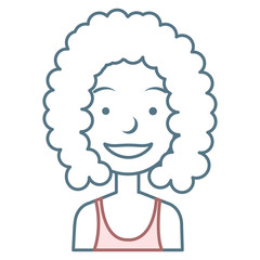 beautiful woman avatar character