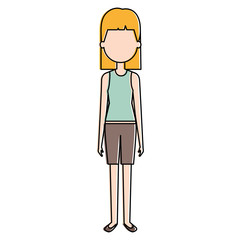 beautiful woman avatar character