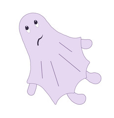 Привидение летящее наверх с руками и ногами