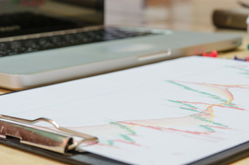 business Financial graphs