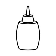 Restaurant Sauce bottle icon vector illustration graphic design
