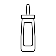 Restaurant Sauce bottle icon vector illustration graphic design